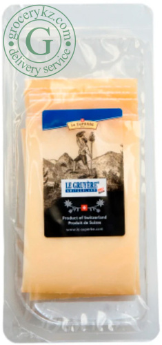 Le Superbe Le Gruyere hard cheese, slices, 200 g