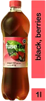 Fuse-Tea black ice tea, berries, 1 l