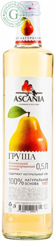 Ascania carbonated drink, pear, 0.5 l
