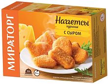 Miratorg chicken nuggets, with cheese, 300 g