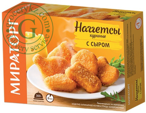 Miratorg chicken nuggets, with cheese, 300 g