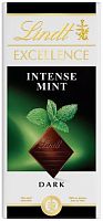 Lindt Excellence dark chocolate, mint, 100 g