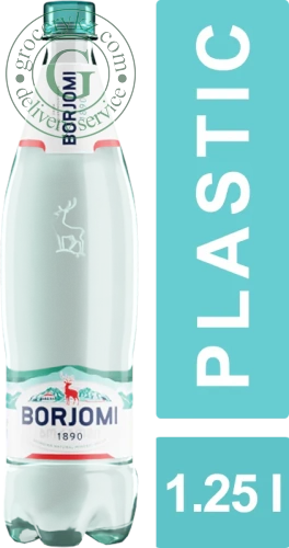 Borjomi sparkling water, 1.25 l