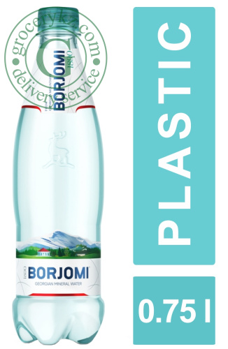 Borjomi sparkling water, 0.75 l
