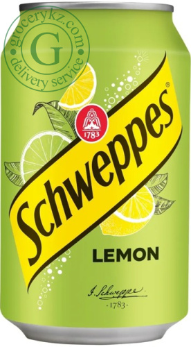Schweppes tonic water, lemon, 330 ml