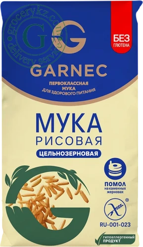 Garnec rice flour, whole grain, 500 g Garnec rice flour, whole grain, 500 g