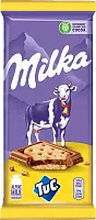 Milka chocolate with tuc cracker, 87 g