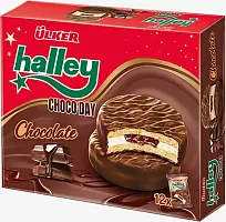Ulker Halley sandwich biscuits (12 in 1), chocolate, 336 g