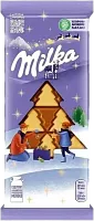 Milka milk chocolate with white chocolate, 73 g