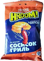 Hroom potato chips, grill sausages, 38 g