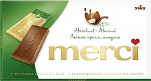 Merci chocolate, hazelnut-almond, 100 g