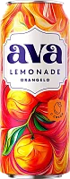 AVA sparkling lemonade, orange, 0.45 l