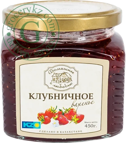 Domashnee strawberry jam, 450 g Domashnee strawberry jam, 450 g