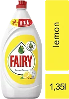 Fairy dish washing liquid dish soap, lemon, 1350 ml