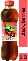 Fuse-Tea black ice tea, berries, 0.5 l