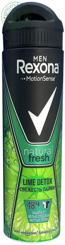 Rexona Natural Fresh antiperspirant, lime detox, spray, 150 ml