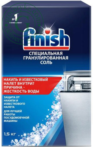 Finish dishwasher salt, 1.5 kg