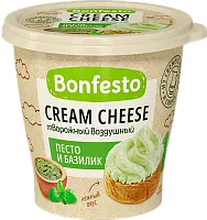 Bonfesto cream cheese, pesto and basil, 125 g