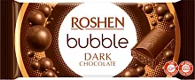 Roshen bubble chocolate bar, dark, 80 g