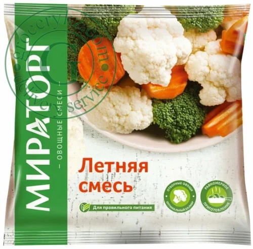 Miratorg summer vegetable mix, frozen, 400 g