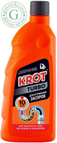 Krot Turbo drain cleaner, gel, 500 g