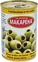 Makarena pitted green olives, 314 ml
