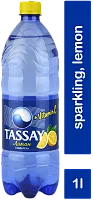 Tassay sparkling water, lemon, 1 l