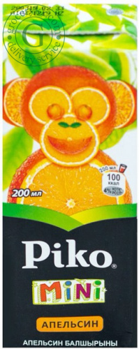 Piko orange juice, mini, 200 ml