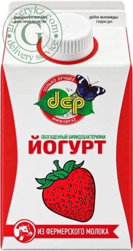 Dep drinking yogurt, strawberry, 500 ml