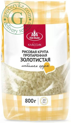 Agro Alliance parboiled rice, 800 g