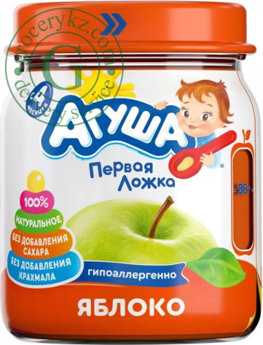 Agusha baby puree, apple, 100 g