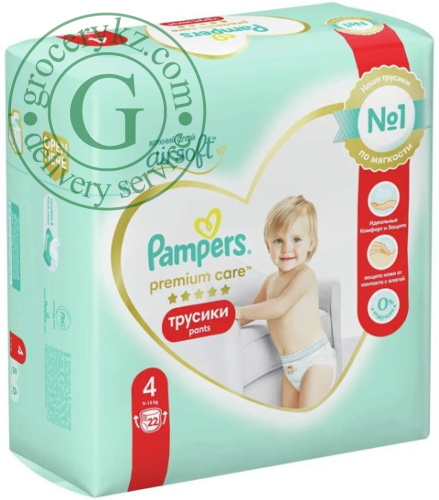 Pampers Premium Care pants, size 4, 22 count