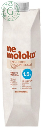 NeMoloko buckwheat drink, 1.5%, 1 l picture 2