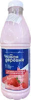Novaya Derevnya milkshake, strawberry, 2,5%, 900 g