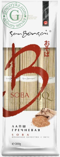 San Bonsai Soba buckwheat noodles, 300 g