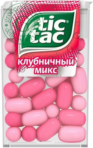 Tic Tac candy, strawberry mix, 16 g