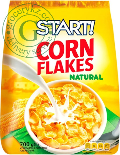Start corn flakes, natural, 700 g