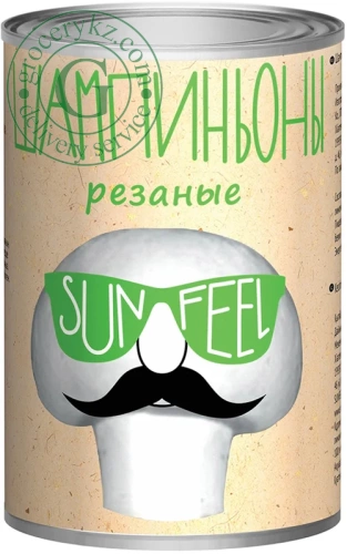 SunFeel sliced champignons, 425 ml