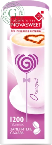 Novasweet sweeteners, 1200 tablets