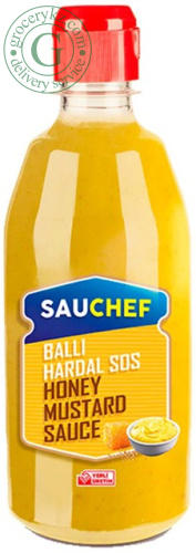 Sauchef honey mustard sauce, 500 ml