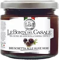 Le Bonta del Casale black olives bruschetta, 212 ml