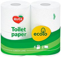 Ruta Classic toilet paper, natural green (4 in 1)