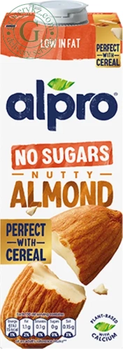 Alpro almond milk alternative drink, no sugars, 1 l