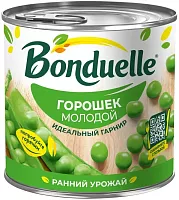 Bonduelle canned green peas, young, 400 g