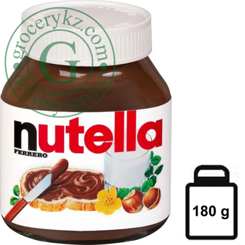 Nutella hazelnut cocoa spread, 180 g