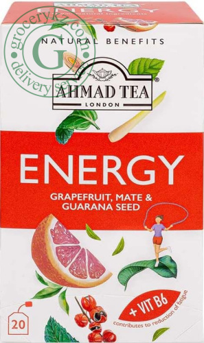 Ahmad Energy herbal tea, 20 bags
