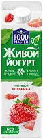 Foodmaster drinking live yogurt, strawberry, 900 g
