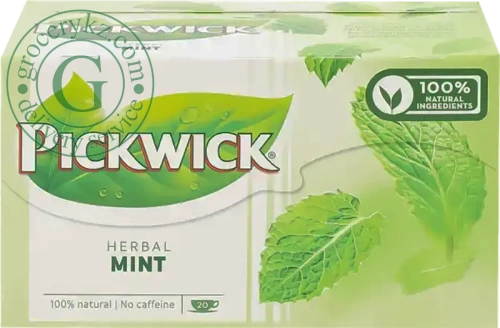 Pickwick herbal tea, mint, 20 bags