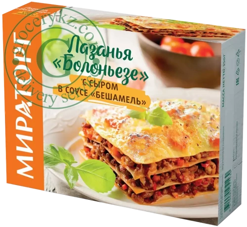 Miratorg lasagna with cheese in Bechamel sauce, 350 g