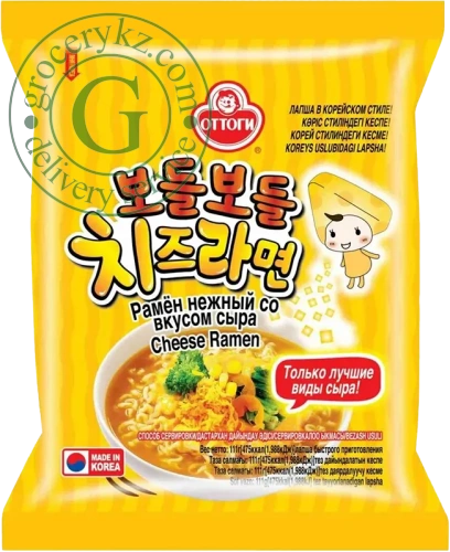 Ottogi cheese ramen, mild, 111 g